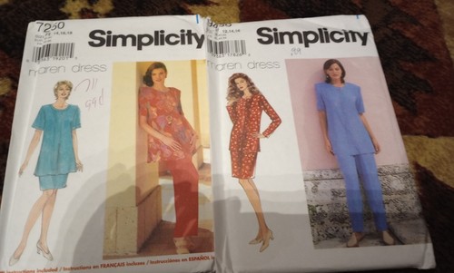 Simplicity 9488 Womens 12-14-16 MAREN DRESS Tunic Top Skirt Pant Suit Pattern UC