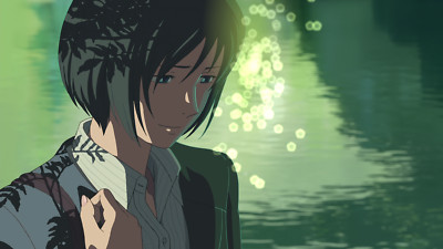 Anime yukino yukari the garden of words bokeh makoto Custom Gaming Mat Desk