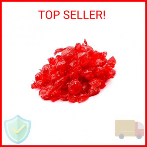 Cinnamon Discs Candy 2.5 Pounds Cinnamon Candy - Red Individually Wrapped Wrappe