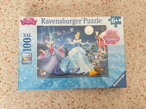 New Ravensburger Disney Princess Glitter Cinderella 100 XXL Puzzle ...