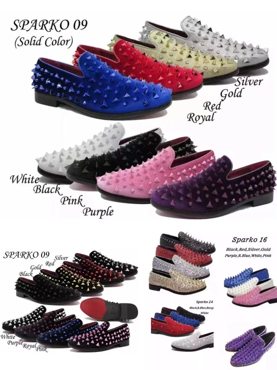 Designer loafers with clearance spikes