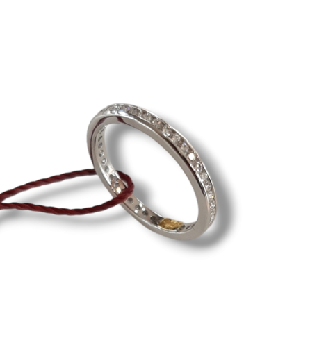 ANELLO VERETTA FEDE RECARLO IN ORO BIANCO 18 KT E DIAMANTI NATURALI ZP285/14B - Imagen 2 de 6