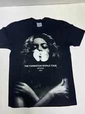 BEYONCE The Formation World TOUR 2016 TEE BLACK T-SHIRT OFFICIAL unisex NEW!!