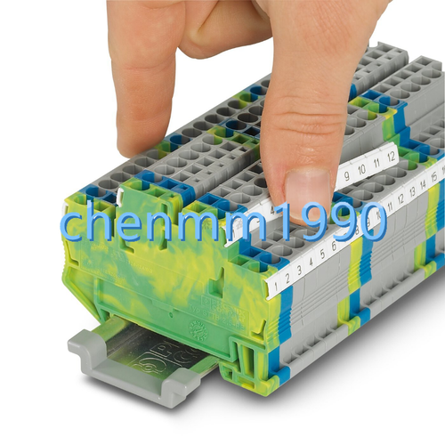 10 Bornes De Câblage Phoenix ZB5CUS 0824962 - Neuves, Lot De 10 Pièces