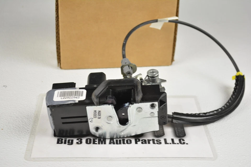 Cadillac CTS 2008-2014 actuador de pestillo de puerta delantera y cable lado del conductor izquierdo nuevo equipo original Foto 2 de 4