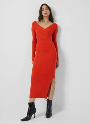 long sleeve stylish midi dresses Salvatore Long Sleeve Midi Dress
