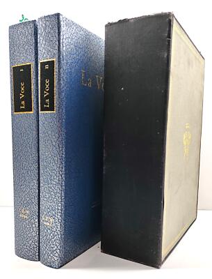 Giansiro Ferrata La voice 1908-1916 zwei Bände C.E.N. 2. Auflage 1980