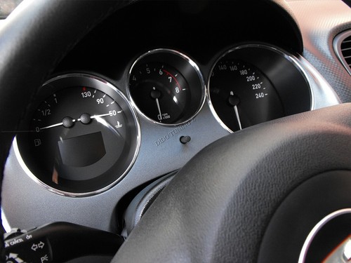 Anillos de racimo de borde de aluminio pulido para tablero de instrumentos 3 piezas para Seat Altea XL 2004-2015 - Imagen 8 de 11