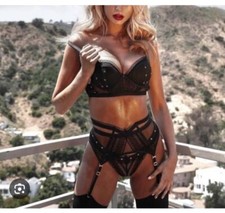 Honey Birdette Janet Black Thong Size Medium