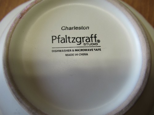 Tazón de sopa de cereal Pfaltzgaff STUDIO CHARLESTON 7 3/4" crema en relieve 7 disponible - Imagen 6 de 6