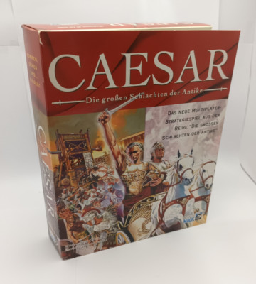 Caesar die große Schlacht der Antike - PC - CD-ROM - Big Box, OVP - Caesar 1 + 2