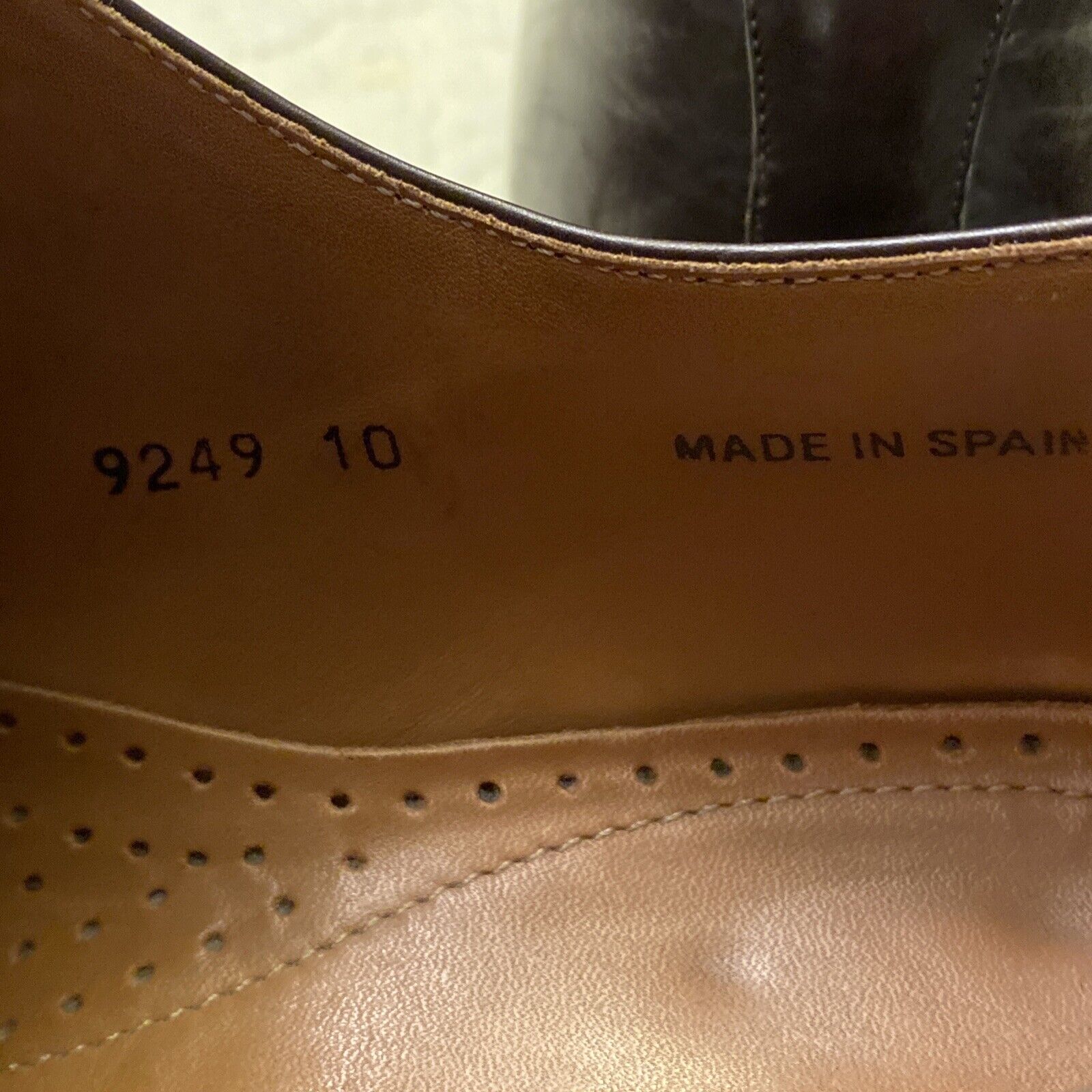 Men's Magnanni Brown Oxford Cap Toe Shoes Size 10… - image 4