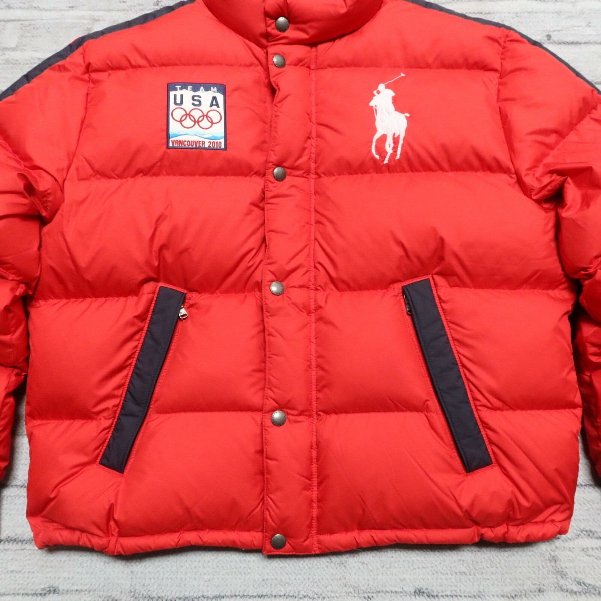 2010 Polo Ralph Lauren Team USA Olympic Quilted Down Puffer 2010 Polo Ralph Lauren Team USA Olympic Quilted Down Puffer