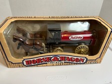 Horse and wagon ertl true value bank in box