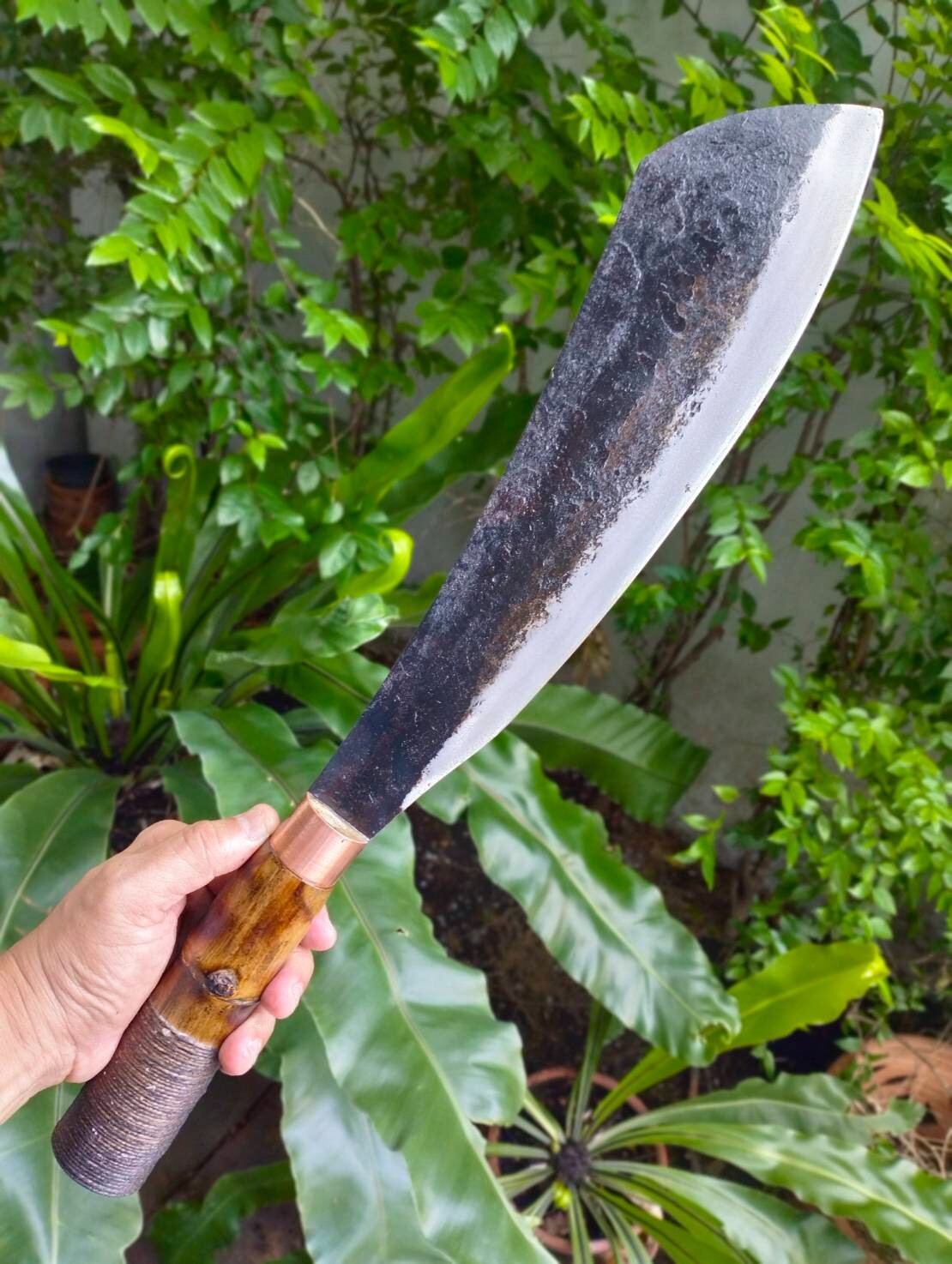 Handmade Parang Thai machete Rambo hunting knife 13” blade