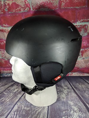 Burton RED Avid Grom Snowboard Ski Helmet MT Black YOUTH XL ADULT SMALL  55-56 CM | eBay