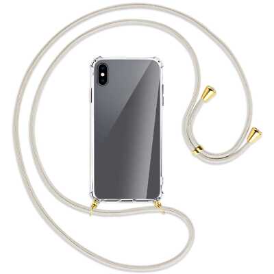 Handykette (G) für Apple iPhone XS Max Umhängehülle mit Band Case