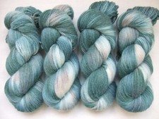HAND DYED 100 WOOL yarn set, 2 skeins - 300gr 2 x 150 gr 