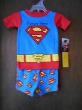 SUPERMAN S/S SLEEPWEAR NWT BOY'S SIZE 18 MONTHS