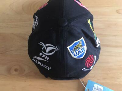 Rugby World Cup 2019TM Official License 20 UNIONS Cap Black Size
