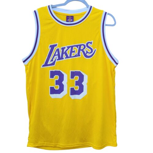 Abdul Jabbar 33 Angeles Lakers Basketball Jersey Sz XL