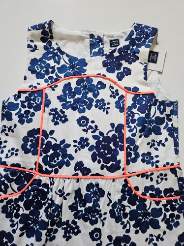 Janie and Jack 7 NWT Riviera Vacation Floral Sheath Dress SR1-26 - Picture 3 of 3