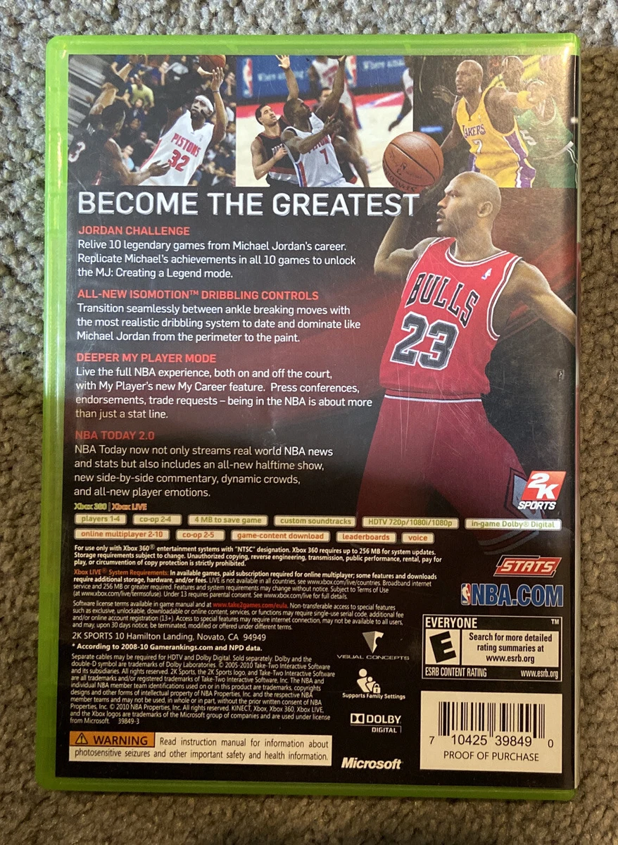 NBA 2K11 Microsoft Xbox 360 ~ Complete! ~ Works Great! ~ Fast.