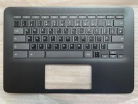 Hp Chromebook 14 G6 L90459-031 Englisch Uk Cover Handauflage Tastatur Neu