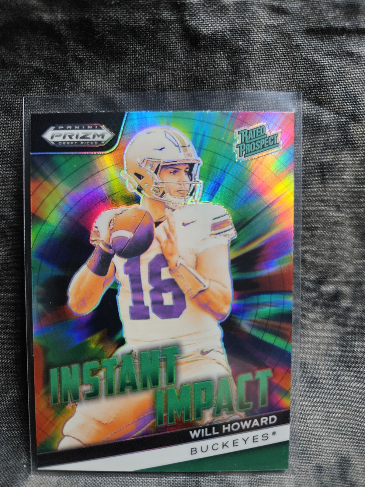 2024 Prizm Draft Picks Will Howard Instant Impact Rated Prospect Green Prizm