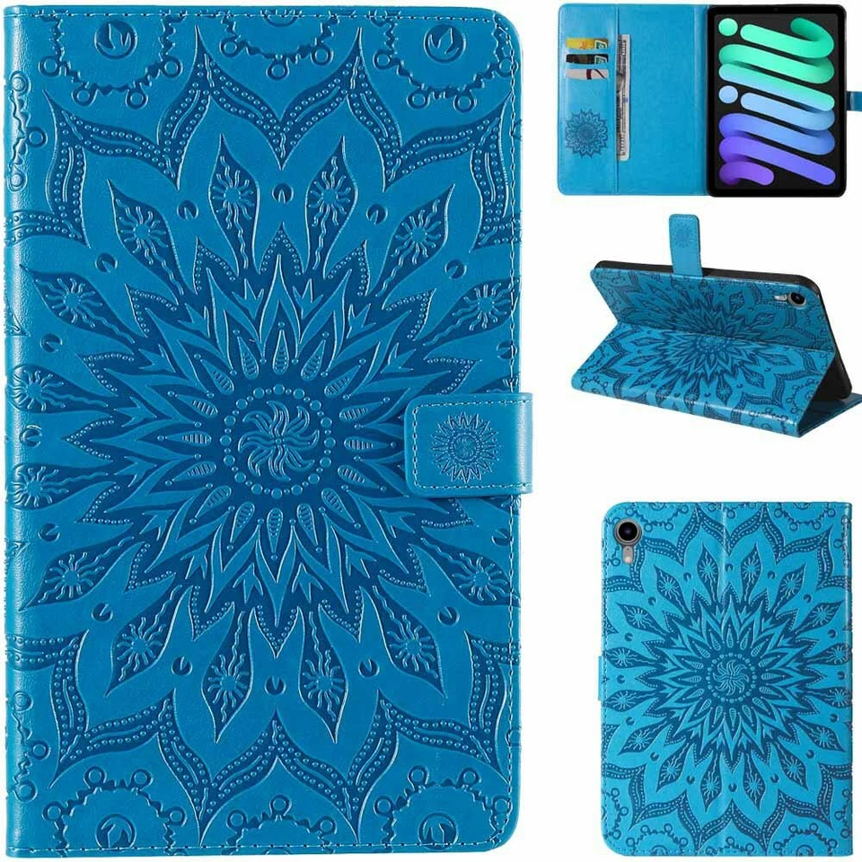 For iPad 9th 8th 7th 6th 5th Gen/Mini/Air/Pro Magnetic Stand Leather Case Cover - Image 4 of 4