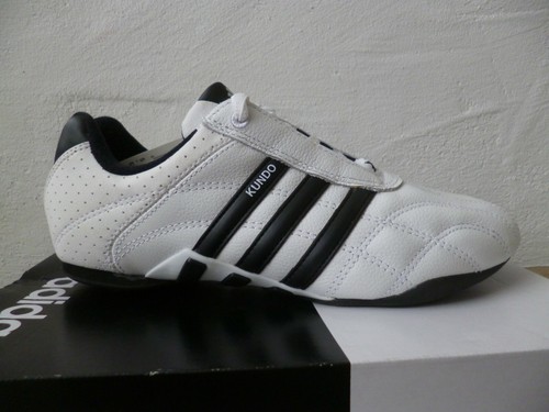 Adidas Kundo Chaussures de Sport Basket D'Intérieur en Cuir Blanc - Picture 7 of 7