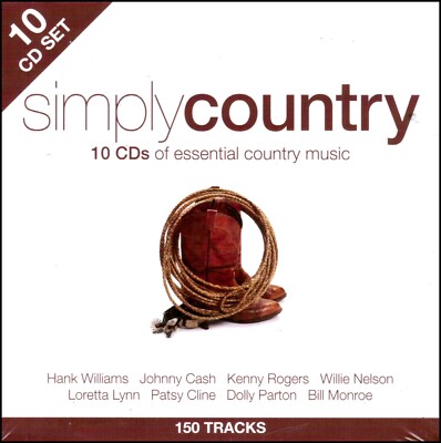 150 COUNTRY Hits of the 50's & 60's  *  New 10-CD Boxset  * All Original Artists