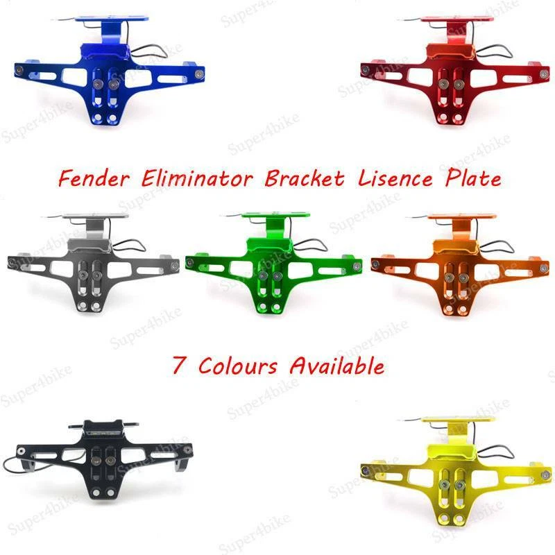 Motorcycle Universal Fender Eliminator License Plate Bracket For Kawasaki Ninja - Изображение 3 из 4