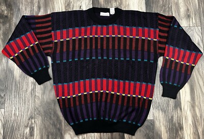 Vintage Brian Macneil  Sweater XL Pullover Knit Wool Acrylic