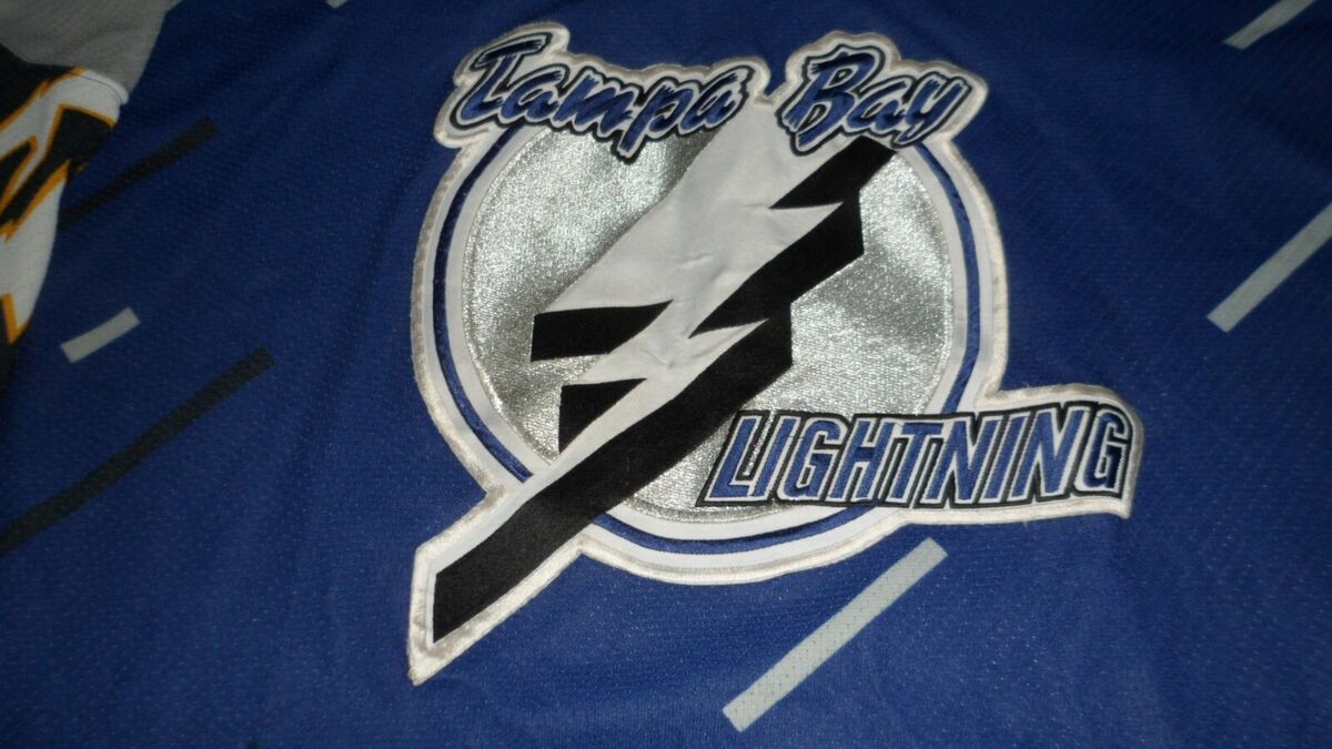 Men's Blue Tampa Bay Lightning Team Logo T-Shirt 