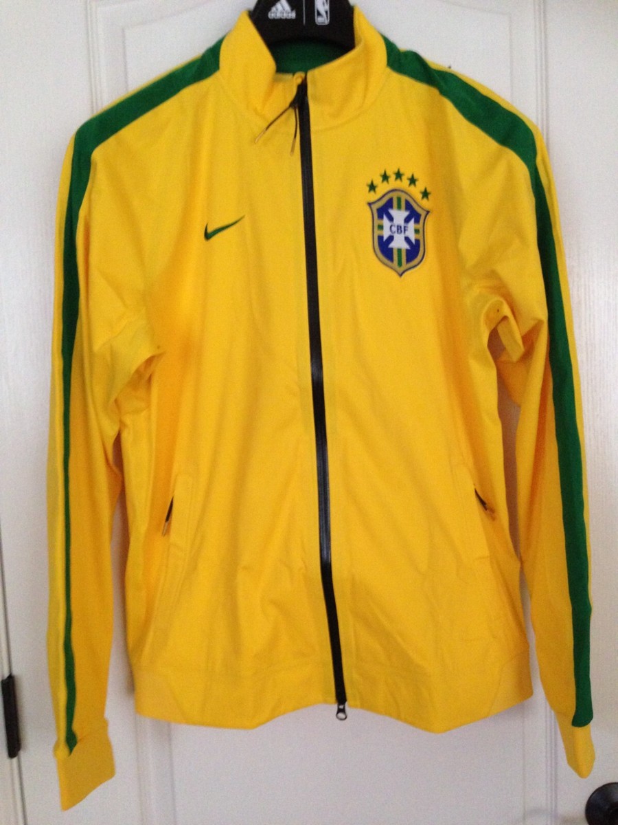 🔥NIKE National Team BRASIL CBF N98 ANTHEM Soccer 624738-703 U.S