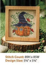 PUMPKIN COTTAGE   CROSS STITCH PATTERN ONLY     YD   5RW