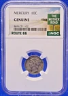 😎1941 Mercury Dime NGC Genuine Graded Route 66 Edition “The Mother Road” #210