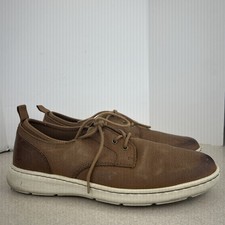 Mens Born Marcus Oxford Brown Lace Up Leather Sneaker Dress Shoes Size 10.5