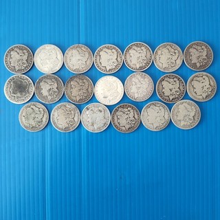 Roll (20) Morgan Dollar 90% Silver (1878 1904) $20 Face 15.469 Oz Silver Auth