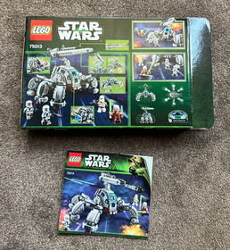 LEGO Star Wars 75013 Umbaran MHC Mobile Heavy Cannon EMPTY Box + Manual Insert