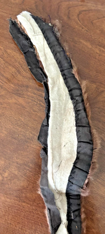 Vintage red fox collar wrap 26" long no fasteners on ends - Image 3 of 3