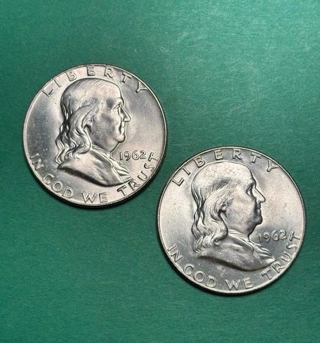 1962 D Franklin Half Dollar 90% Silver