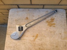 Vintage Proto Professional 716-L Adjustable 16" Wrench "Click-Stop" Made in USA