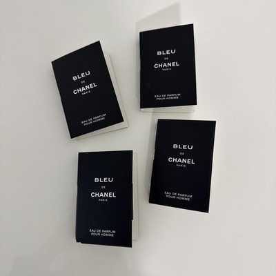 Chanel 4 Bleu De CHANEL Sample Size Sprays 1.5ml Eau De Parfum 0.05fl.oz Each