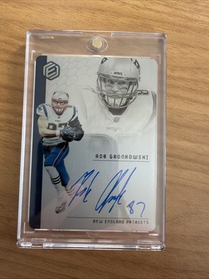 2018 Panini Elements Rob Gronkowski Stainless Steel Auto