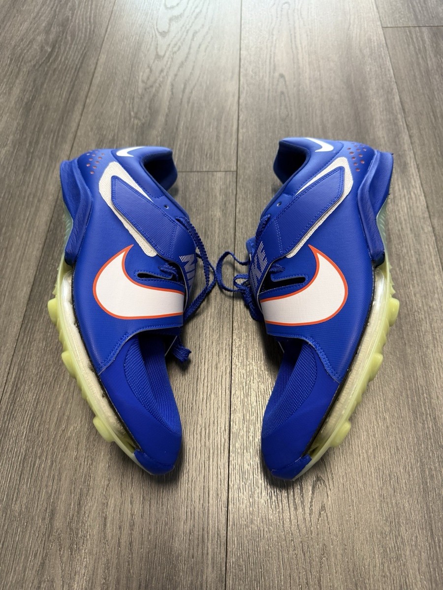 Nike Zoom Long Jump Elite Track Spikes Mens Sz 9.5 Racer Blue