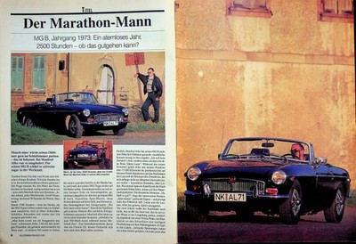 Oldtimer Praxis 1380) MGB Roadster Restaurierung - ein interessanter Bericht auf