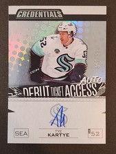 2023-24 Credentials #DTAA-Tk Tye Kartye Debut Ticket Access Auto /299 Not Graded