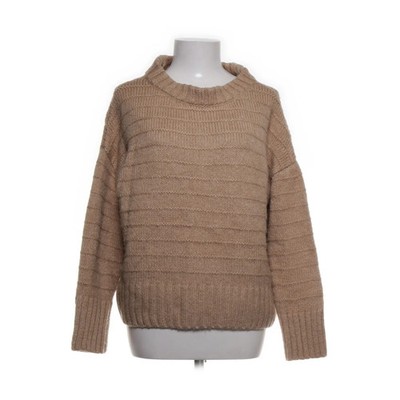 Reserved, Strickpullover, Größe: M, Beige, Acryl, Einfarbig, Musterstrick #DHI